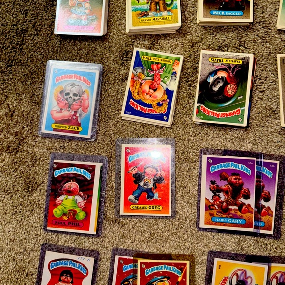 Garage Pail Kids *1985, 86, and 87 Mint to Near Mint Lot including the Adam bomb - Picture 2 of 8